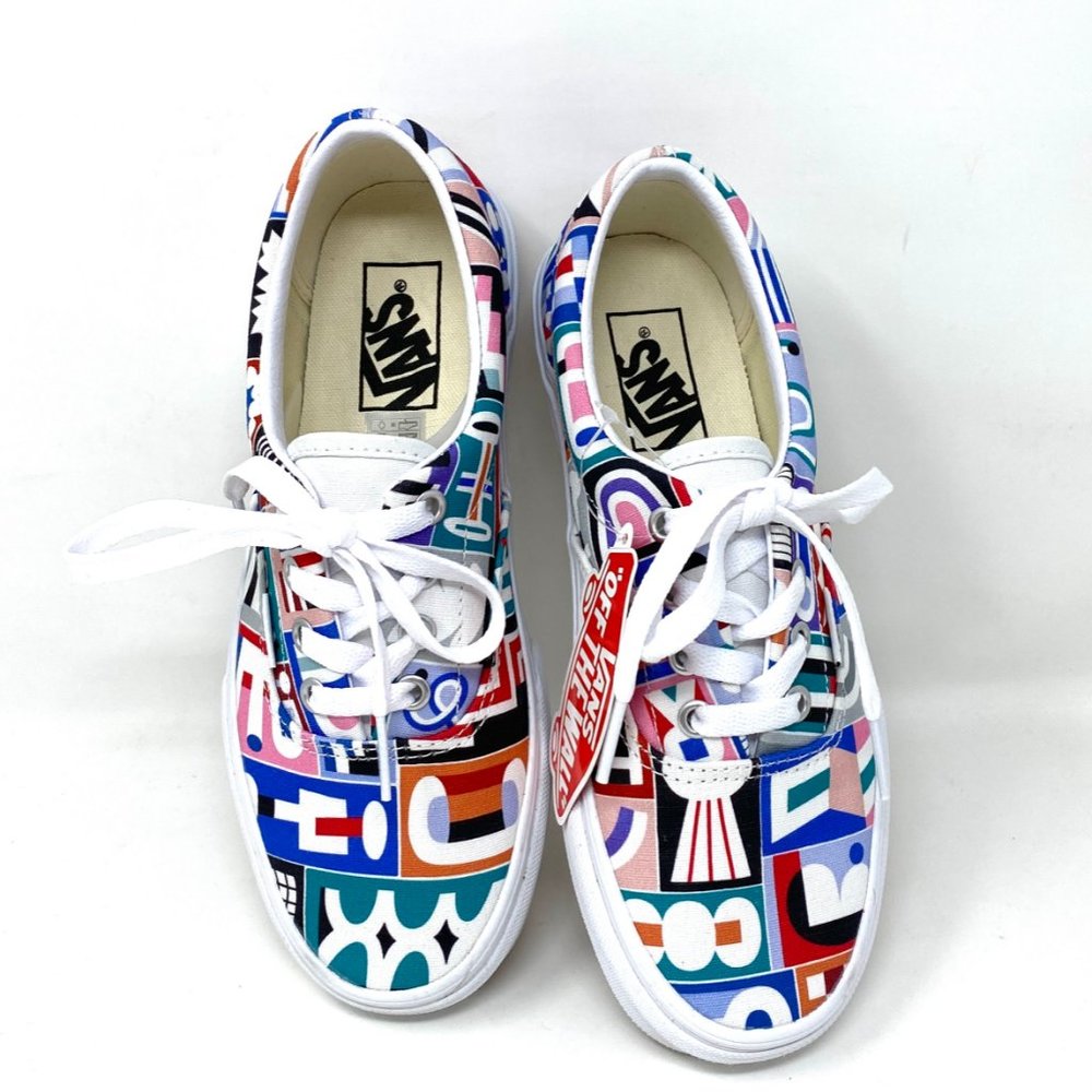 VANS Women Size VN0A5EFN5L8 ERA Custom Culture Multicolor Canvas Low Sneaker - Picture 8 of 10